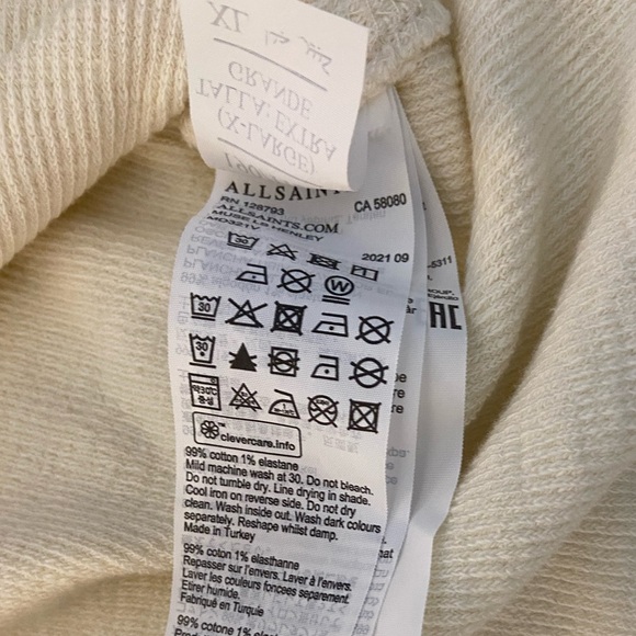 All Saints Ribbed Henley - Picture 8 of 8